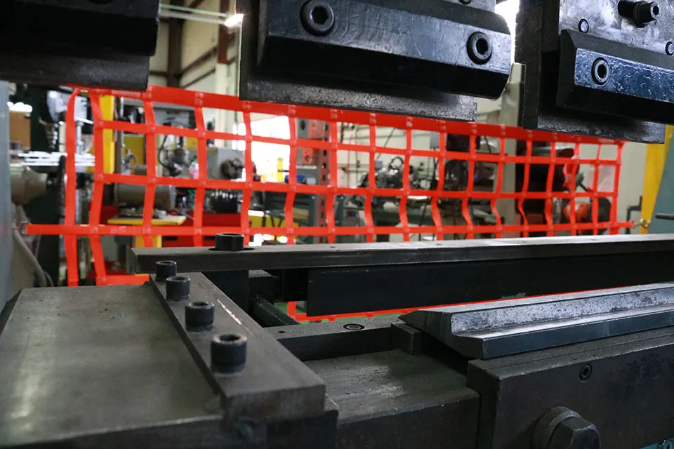 Opening of Machine with Netting