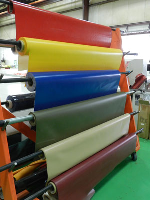 Vinyl Coated Polyester Rolls