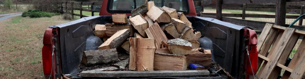 Cargo net secured onto a pickup truck bed