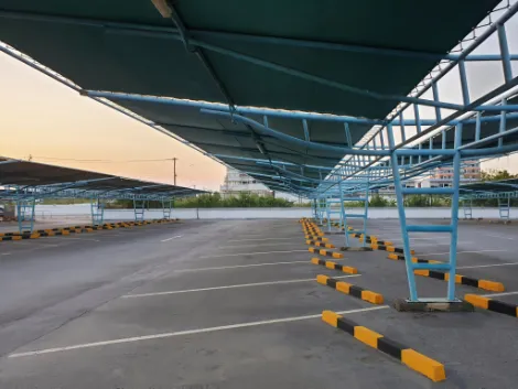 Car Lot Sun Protection