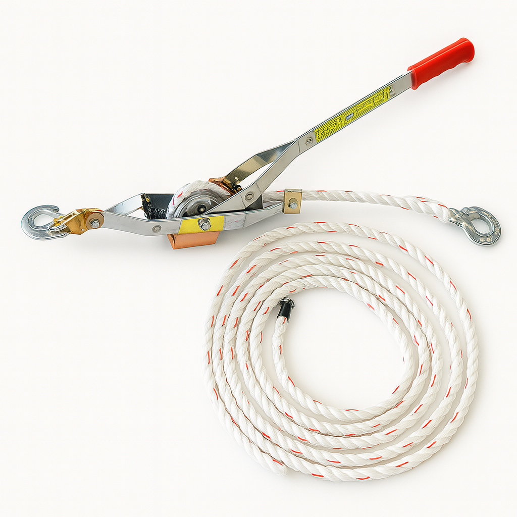 Ratcheting Rope Puller