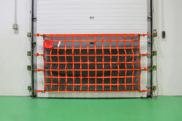 48" Wall Mounted Loading Dock Safety Net with Debris Liner