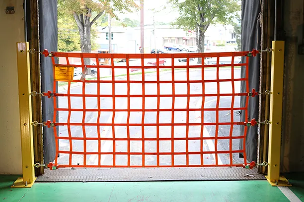Above-Ground Post Mounted Loading Dock Safety Net