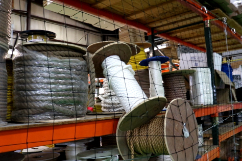 Medium Duty Knotted Nylon Rack Safety Nets