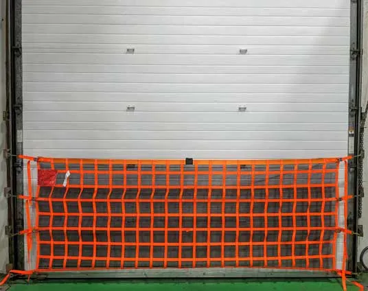 48 inch Tall Loading Dock Safety Net with Debris Liner