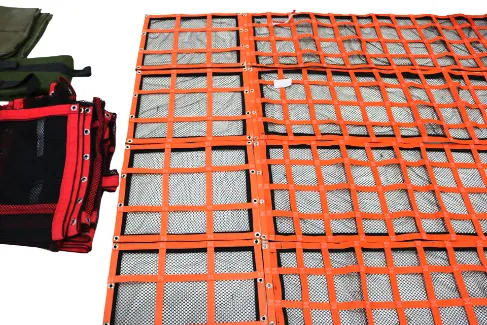 Custom Barrier Net protecting equipment