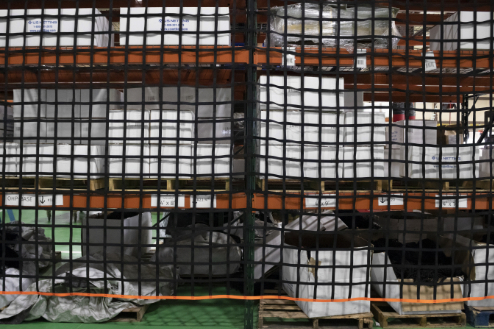 6 Inch Webbing Pallet Rack Netting