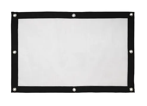 White Shade Cloth view 2