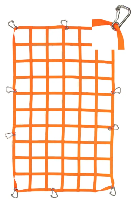 1 Inch Webbing Cargo Net with Snap Hooks