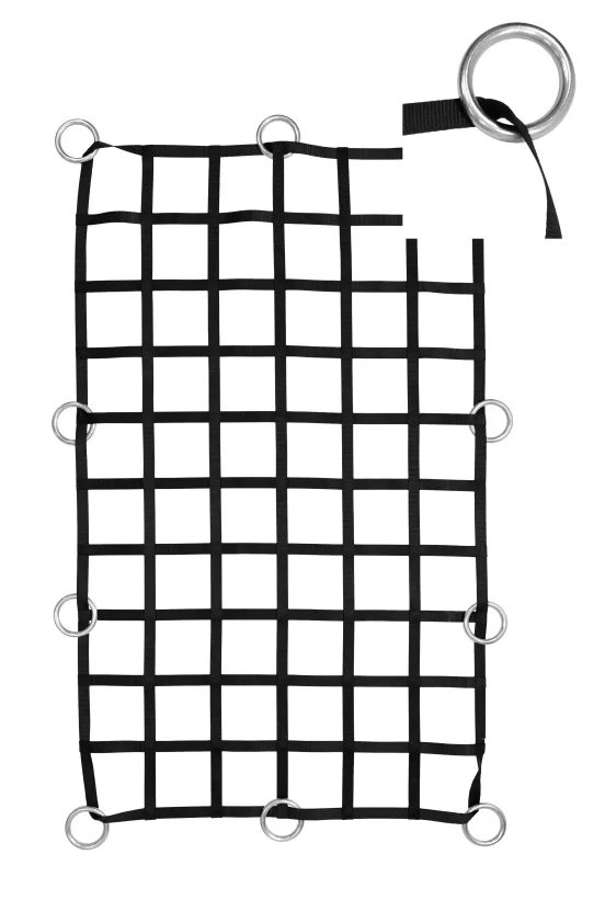 1 Inch Webbing Cargo Net with Rings